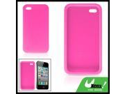 Amaranth Pink Silicone Skin Case for Apple iPhone 4