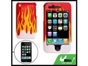 Fire Pattern Hard Protective Case Cover for iPhone 3G