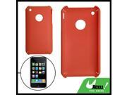 Brick Red Hard Plastic Case Cover for Apple iPhone 3G