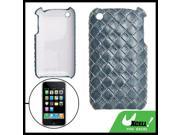 New for iPhone 3G Grid Hard Back Enclosure Case Cover
