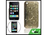 Brass Color Nonslip Plastic Protector for iPhone 3G