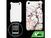 Vine Hard Plastic Protective Back Case for iPhone 3G