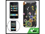 Hard Plastic Butterfly Pattern Back Case for iPhone 3G Yyogt