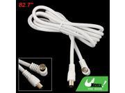 2.1m Coaxial TV RF Cable Digital Satellite Connector