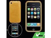 Orange Soft Plastic Case Protector for Apple iPhone 3G