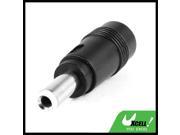 White Tip 5.5x2.5mm Male Plug to 5.5x2.5mm Female Jack DC Power Connector Black