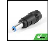 Blue Tip 5.5x2.1mm Male Plug to 5.5x2.5mm Female Jack DC Power Connector Black
