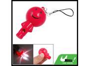 Cartoon Figure LED Bulb Red Cell Phone String Strap