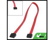 Red Female to Female SATA HDD Hard Disk Drive Connector Cable 17.3 Long