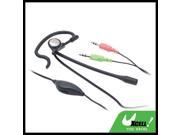 JV21202 Ear Hook Headset with Microphone Volume Control