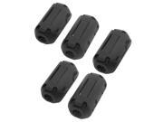 5 Pieces UF 35B Clip On Noise Suppressor 5mm Cable Core Filters