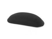 Oval Shape Silicone Black Mouse Wrist Pad Cushion Support