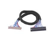24cm Long 30Pin to 20Pin 2ch 8bit LVDS Cable for LCD Controller Board