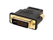 HDTV DVI I Dual Link Male to HDMI Female Adapter Oajxq Black