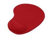 Red Silicone Gel Wrist Comfort Rest Mouse Pad Mat for Laptop Desktop