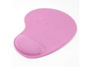 Pink Silicone Gel Wrist Comfort Rest Mouse Pad Mat for Laptop Desktop