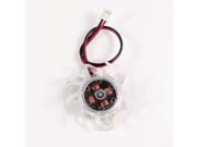 35mm 12VDC 2P Clear Plastic VGA Graphic Card Cooling Fan Cooler for PC Computer