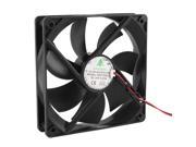 120mm x 25mm DC 24V 2Pin Brushless Sleeve Bearing Computer Case Cooling Fan
