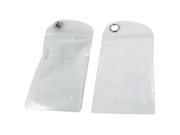 10 Pcs Swimming Pool Beach Waterproof Bag Pouch White for Mobile Phone Camera