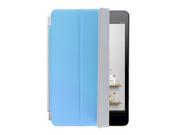 Magnetic Flip PU Leather Single Stand Front Case Cover Blue for iPad Air 5