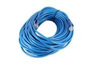 Unique Bargains Blue RJ45 8P8C Male to Male Connector Ethernet LAN Network Round Cable Lead 25M