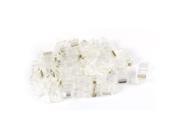 Unique Bargains 30pcs RJ45 8P8C Modular Plug Ethernet Network Gold Plated Connector Coupler