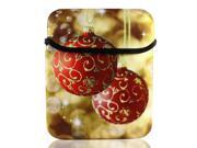 13 Notebook Laptop Xmas Red Ball Pinted Computer Sleeve Bag Carrying Case