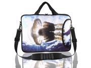Jellyfish Pattern Soft Shoulder Bag Pouch Sleeve Case Cover for 13 13.3 Laptop