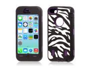 Black Nonslip Armour Shock Proof Impact Resistant Case Cover for iPhone 5C
