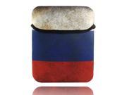 10 Inches Retro Style Russian National Flag Print PC Sleeve Bag Pouch Case