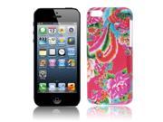 Multicolor Phoenix Pattern IMD Hard Back Case Cover for iPhone 5 5G