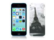 Eiffel Tower Print Plastic Back Case Cover Protector for iPhone 5C