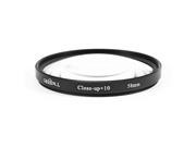 58mm Macro Close Up Lens Digital Filter 10 Black Clear for Camcorder