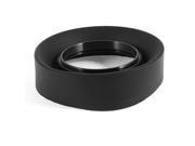 Collapsible 3 Stage 62mm Screw In Rubber Lens Hood for DSLR Digital Cameras