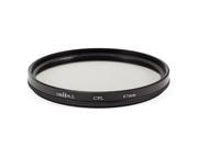 Round Black Clear Circular Polarizer CPL Filter 69mm for DSLR Camera Lens