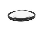 77mm Macro Close Up Lens Digital Filter 10 Black Clear for Camcorder