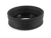 DSLR SLR Camera 49mm Screw in 3in1 3 Stage Rubber Collapsible Lens Hood Shade