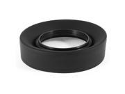 Foldable 3 Way 58mm Screw in Mount Soft Rubber Lens Hood for SLR Digital Camera