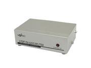US Plug 100 240V Rectangular High Clarity Resolution 2 Port VGA Video Splitter