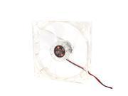 12cm Sleeve Bearing 23dB Blue LED Light Computer Case Cooling Fan Clear White