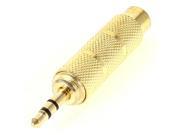 Gold Tone 3.5mm Male to 1 4 m f Stereo Audio Adapter Connector