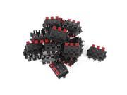 20 Pcs 44mmx29mm 6 Positions Push in Jack Spring Load Speaker Terminals