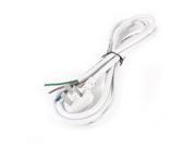 AU Plug AC 250V 10A Electric Cooker Power Adapter Cable Lead 8.2ft White
