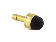 Phone Bronze Tone Black Rhinestone Decor 3.5mm Ear Anti Dust Plug Cap Stylus Pen