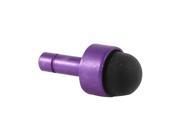 Unique Bargains MP3 Phone Mini Touch Screen Stylus Pen 3.5mm Anti Dust Ear Cap Plug Purple Black