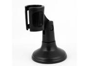 Flexible 12cm Long Black Plastic Microphone Clip Stand Holder Mount