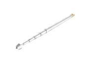 Unique Bargains Silver Tone 85mm 325mm Telescoping Antenna Replacement for Radio FM DAB