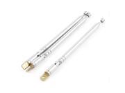 3 Pcs Rotated 180 Degree 5 Sections 28cm Length Telescopic Antenna