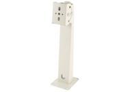 Adjustable Angle Wall Mount Off White Metal Bracket Stand for CCTV Cameras