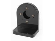 Black Plastic L Shaped Security Dome Camera Bracket Holder 5 High